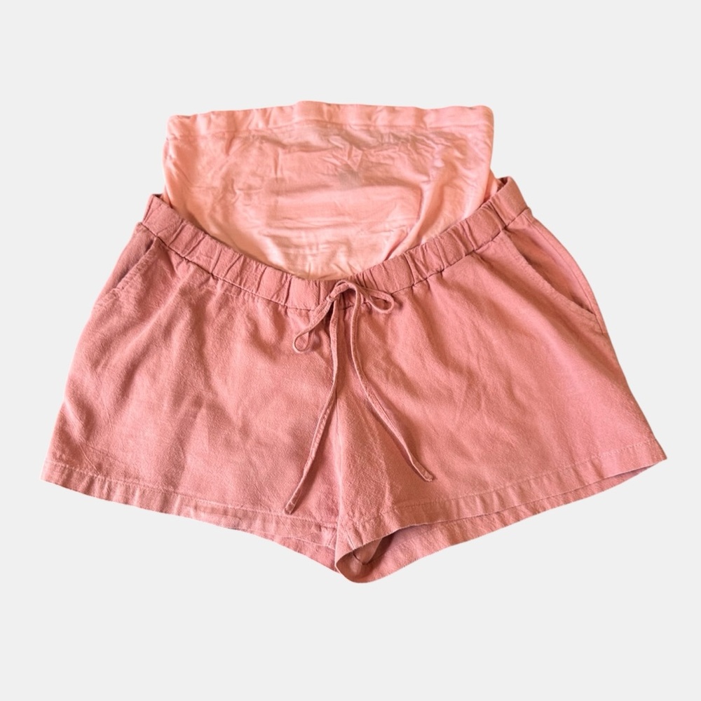 Maternity Pink Maternity Shorts